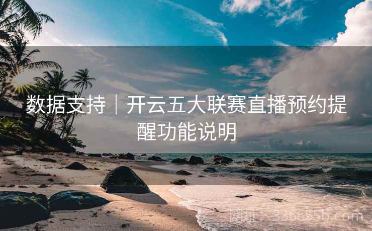 数据支持｜开云五大联赛直播预约提醒功能说明