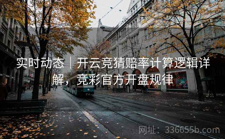 实时动态｜开云竞猜赔率计算逻辑详解，竞彩官方开盘规律